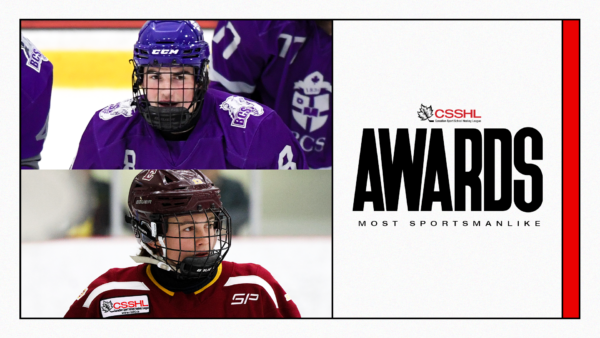 2025/26 CSSHL Most Sportsmanlike Award Winners
